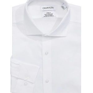Steel Plus Slim-Fit Non-Iron Stretch Dress Shirt